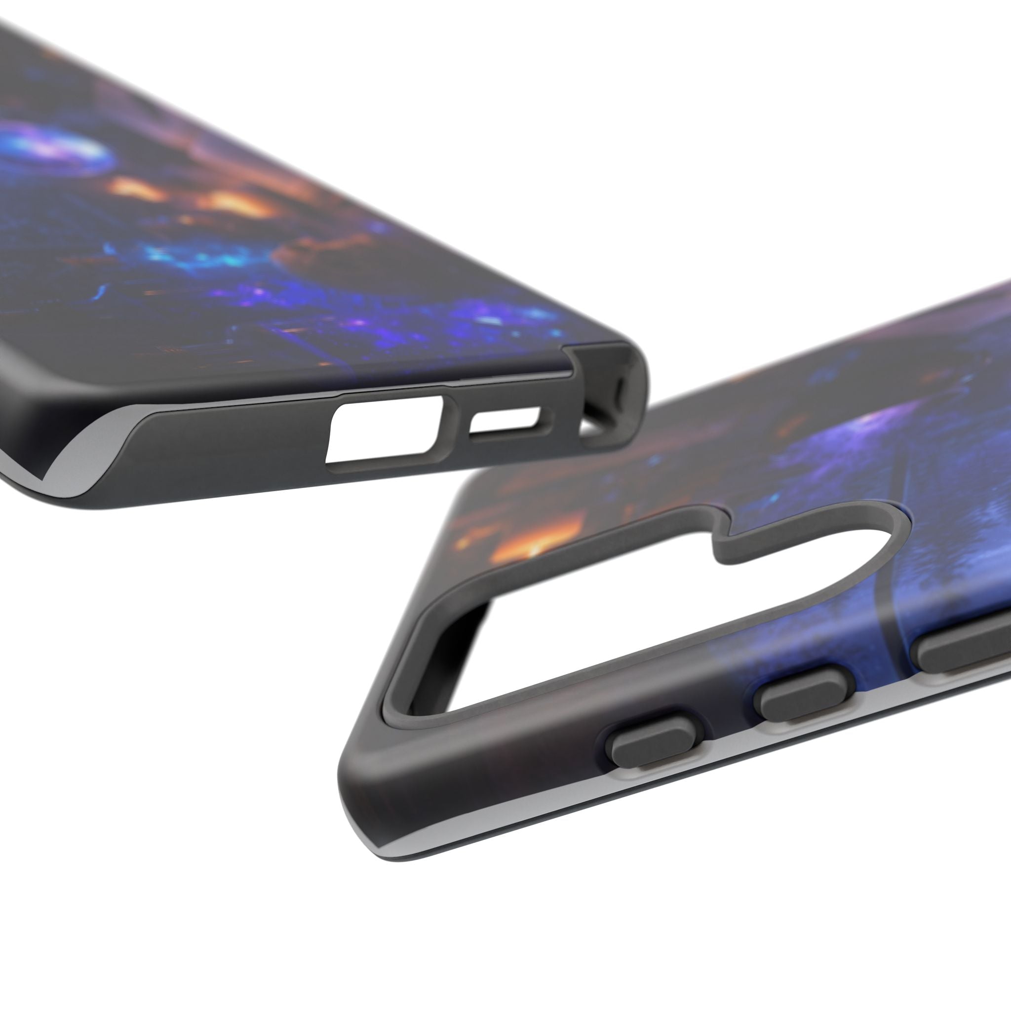 Arcane Alchemist Crystal Ball Phone Case — Midnight Candlelit Study Design