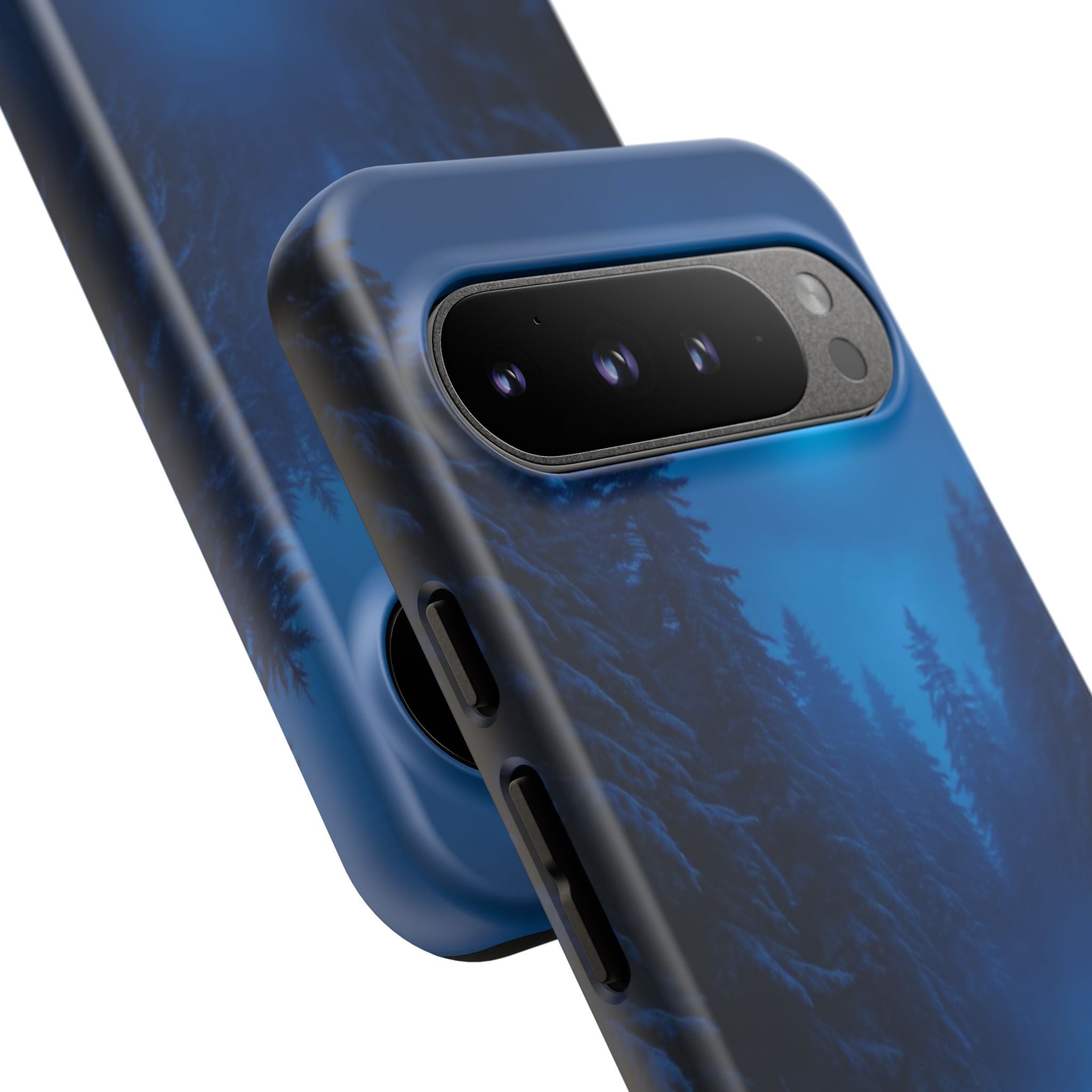 Moonlit Winter Forest Phone Case — Snowy Night Nature Phone Case