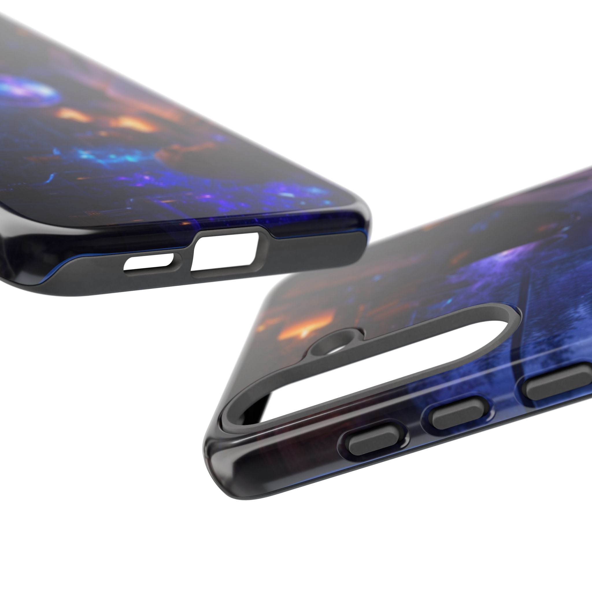Arcane Alchemist Crystal Ball Phone Case — Midnight Candlelit Study Design