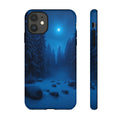 Moonlit Winter Forest Phone Case — Snowy Night Nature Phone Case