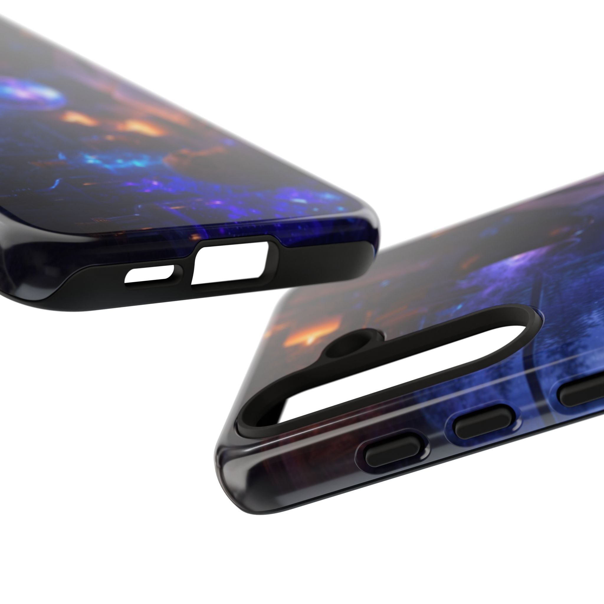 Arcane Alchemist Crystal Ball Phone Case — Midnight Candlelit Study Design