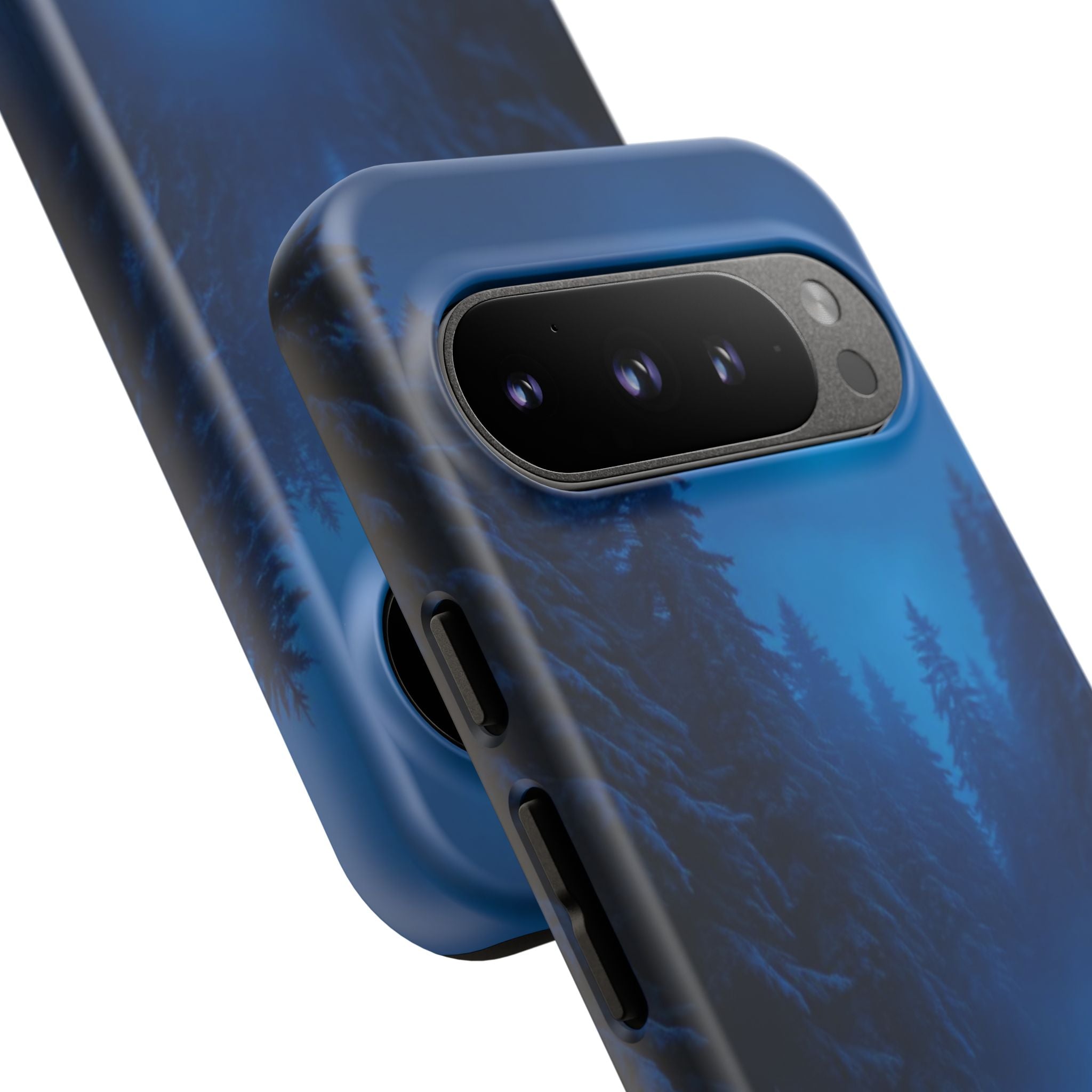 Moonlit Winter Forest Phone Case — Snowy Night Nature Phone Case