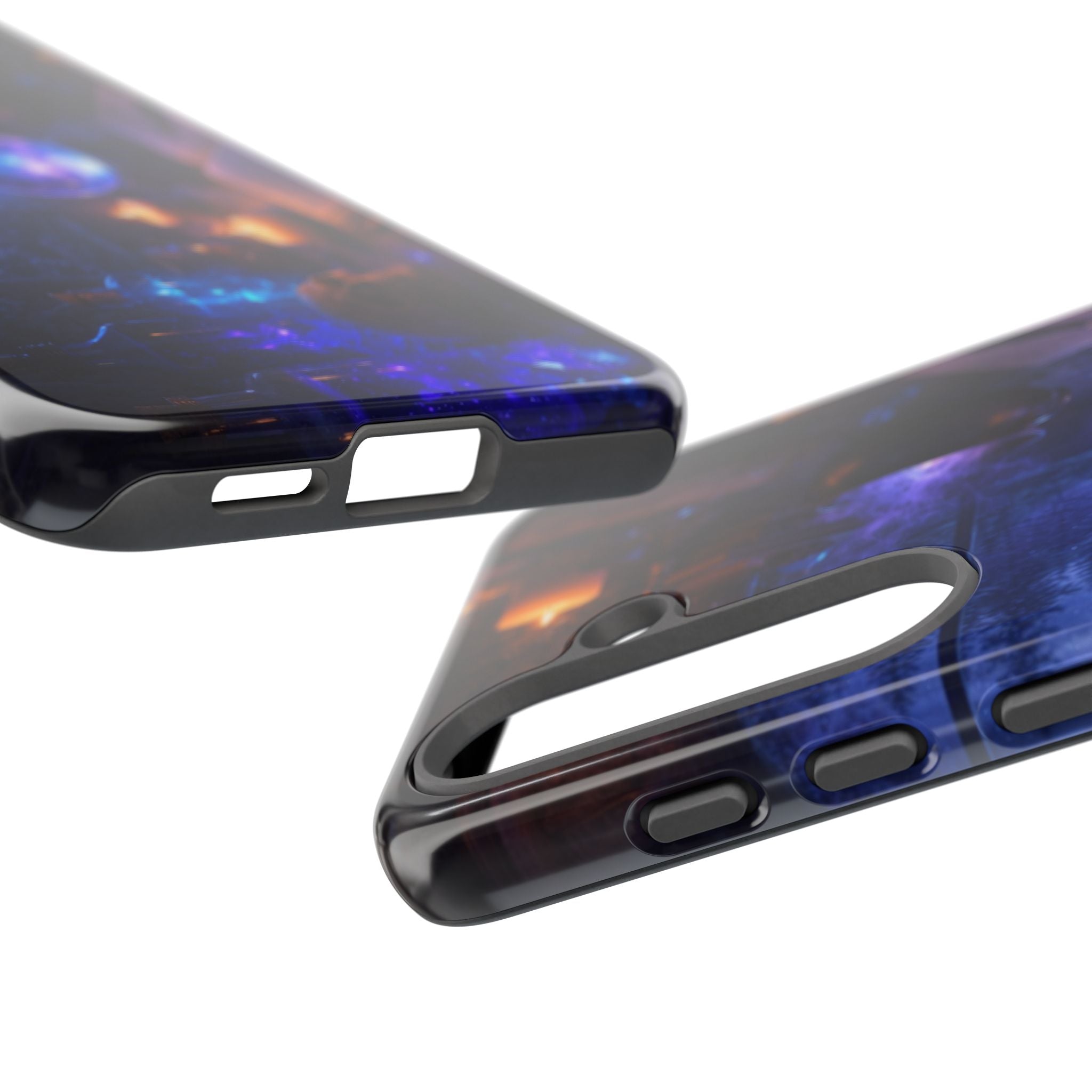 Arcane Alchemist Crystal Ball Phone Case — Midnight Candlelit Study Design