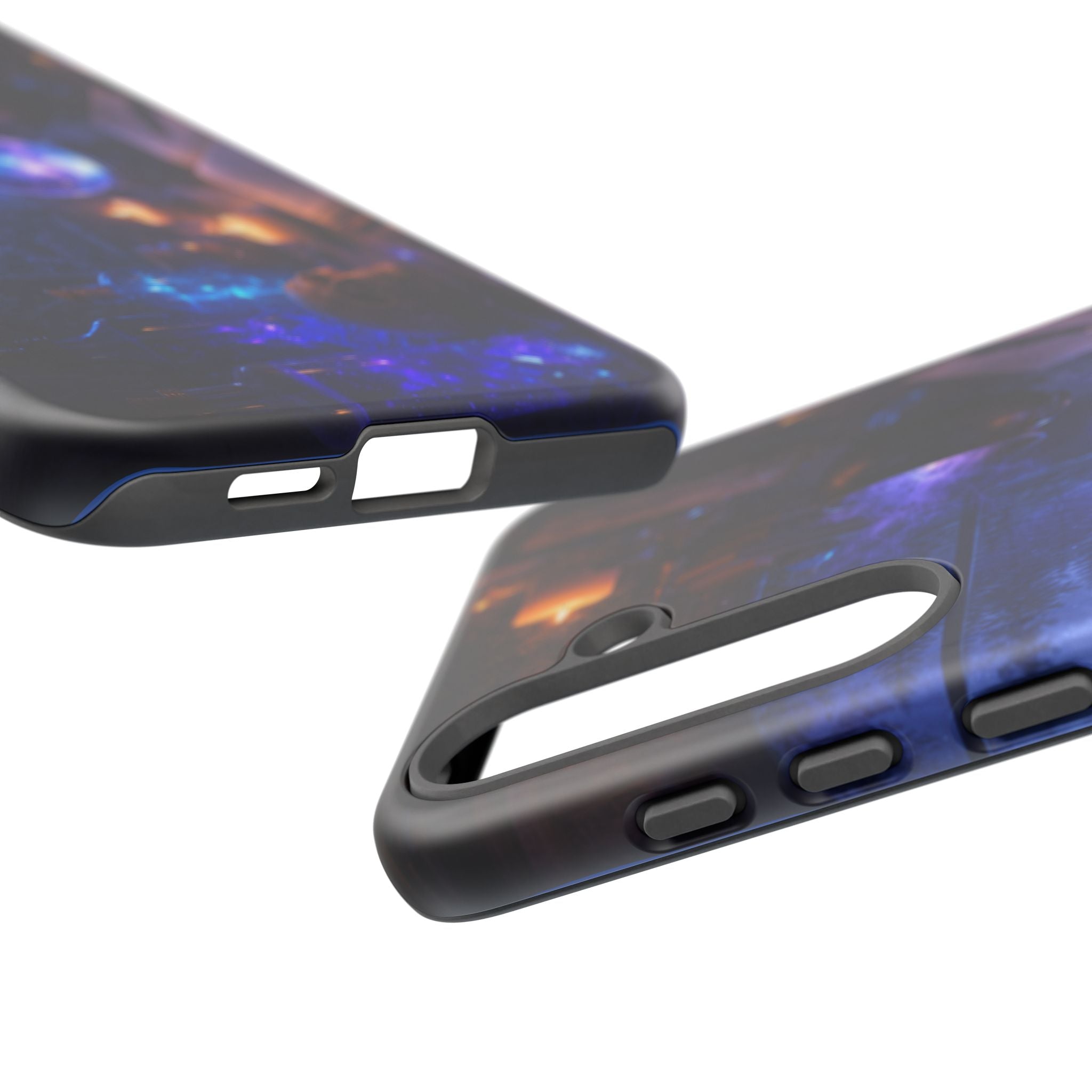 Arcane Alchemist Crystal Ball Phone Case — Midnight Candlelit Study Design